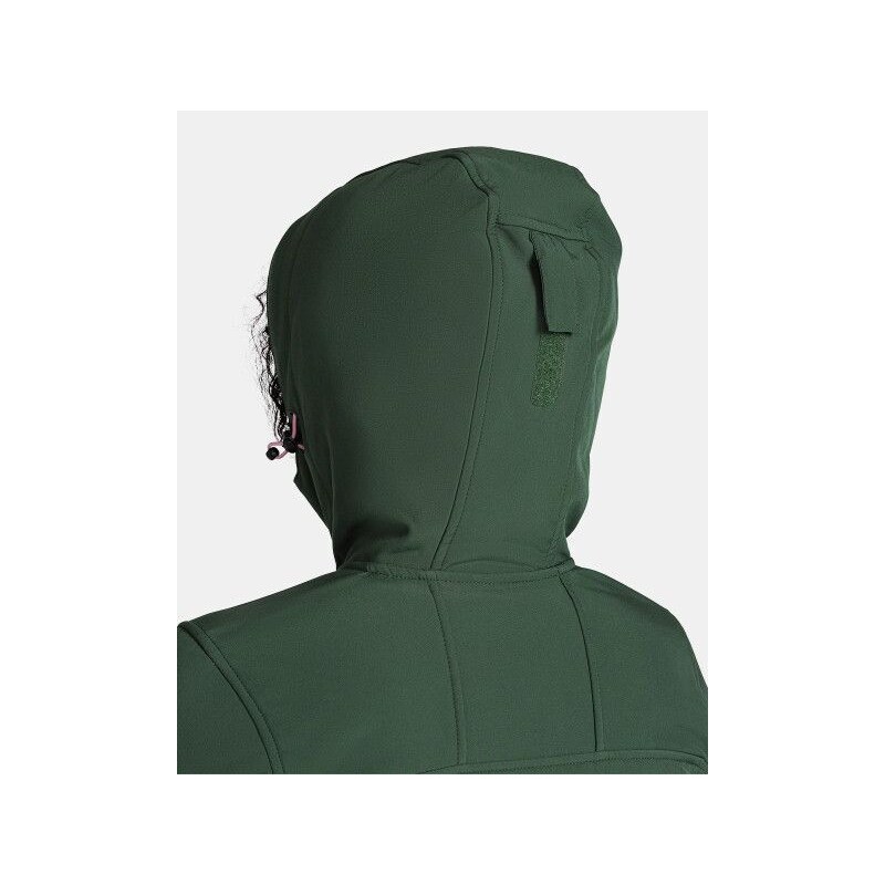 Dámská softshellová bunda Kilpi RAVIA-W Tmavě zelená