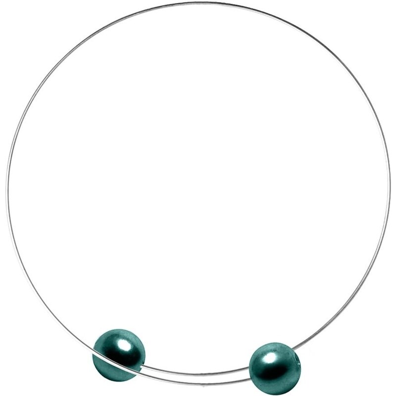 GeorGina Dámské šperkové sety venuše, náhrdelníky, náramky, náušnice a prsteny s modrozelenými perličkami cik cak