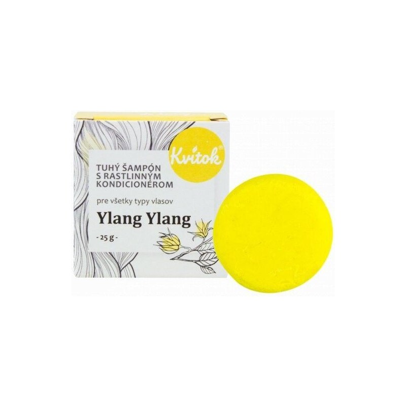 Tuhý šampon s kondicionérem (Ylang Ylang) Kvitok - 25 g