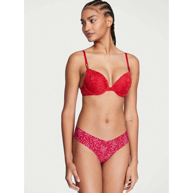 Victoria's Secret No-show Heart Tanga