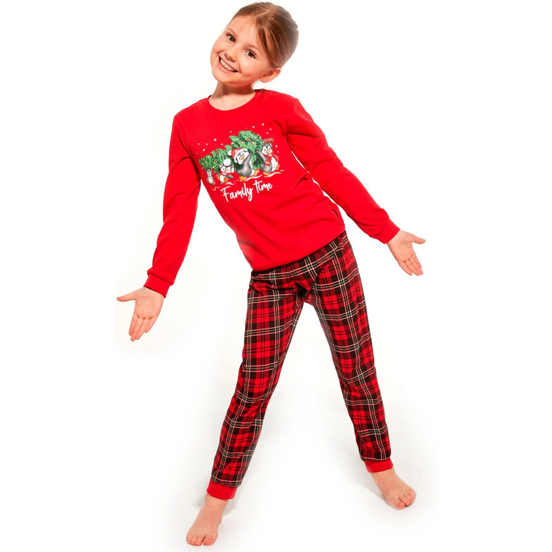 Dívčí pyžamo 594/159 Family time - CORNETTE