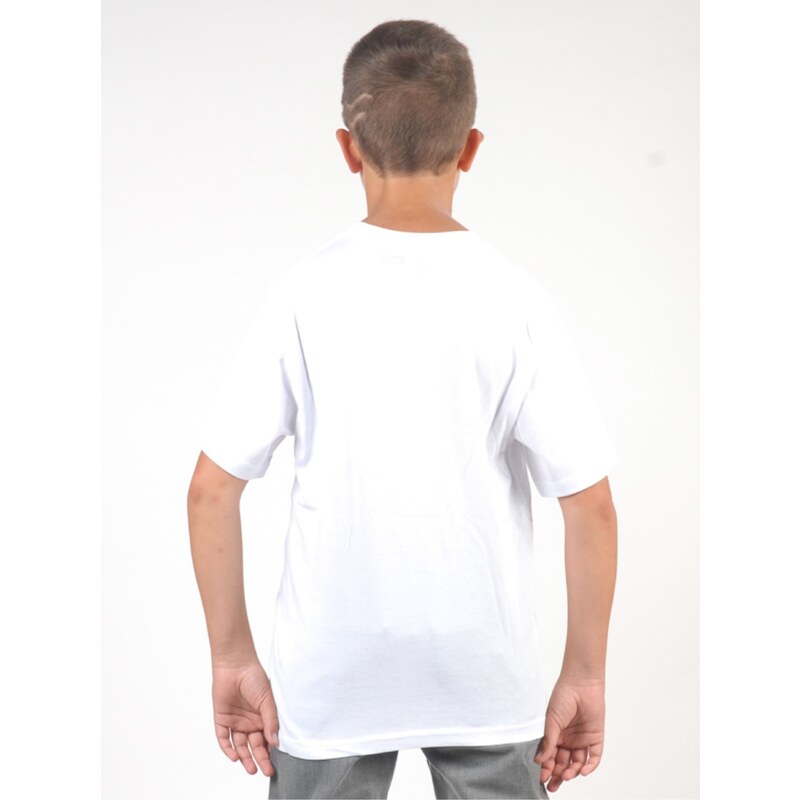 Vans CLASSIC white/black dětské triko s krátkým rukávem - bílá - Holky