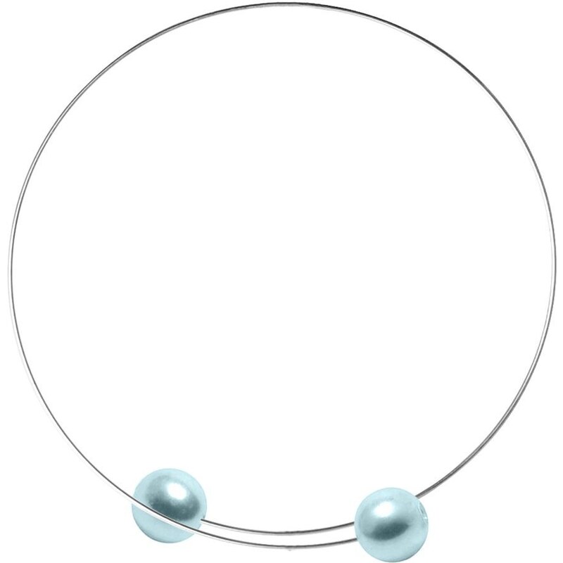 GeorGina Dámské šperkové sety venuše, náhrdelníky, náramky, náušnice a prsteny se světle modrými perličkami cik cak