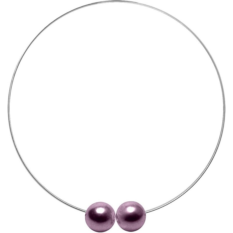 GeorGina Dámské šperkové sety venuše, náhrdelníky, náramky, náušnice a prsteny s vínovofialové perličkami