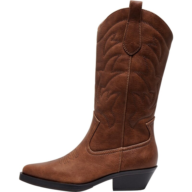 ONLY Kovbojské boty Bronco hnědá 98250131