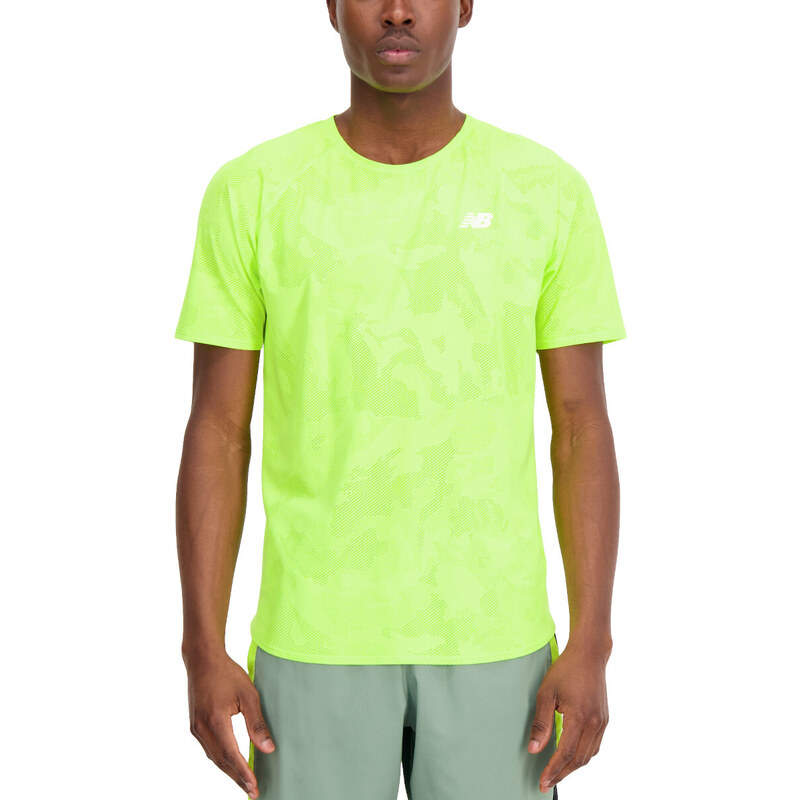 Triko New Balance Q Speed Jacquard Short Sleeve mt33281thw