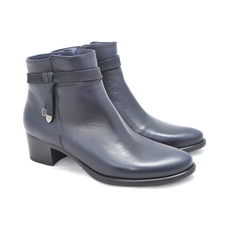 Elegantní a nadčasové kotníkové boty Dorking D8889 modrá 84659249
