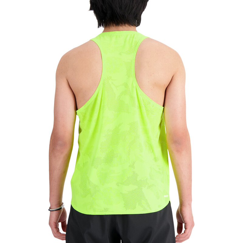 Tílko New Balance Q Speed Jacquard Singlet mt33280thw