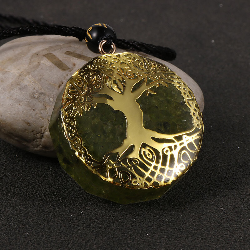 BudNej Amulet HARMONIE a RODINA z olivínu MN6004 84661917