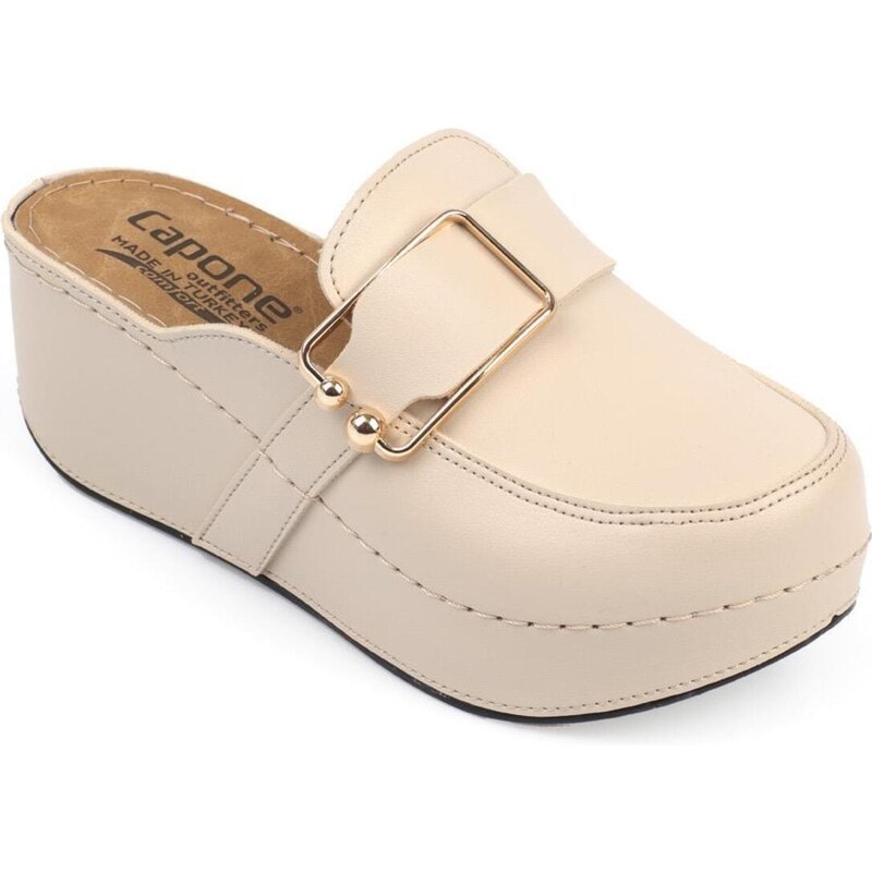 Capone Outfitters Anatomical Soft Comfortable Sole, Wedge Heels Mommy Slippers.