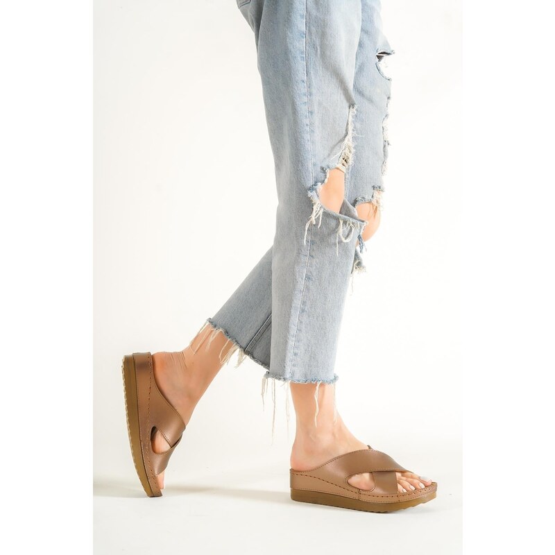 Capone Outfitters Mules - Gray - Flat