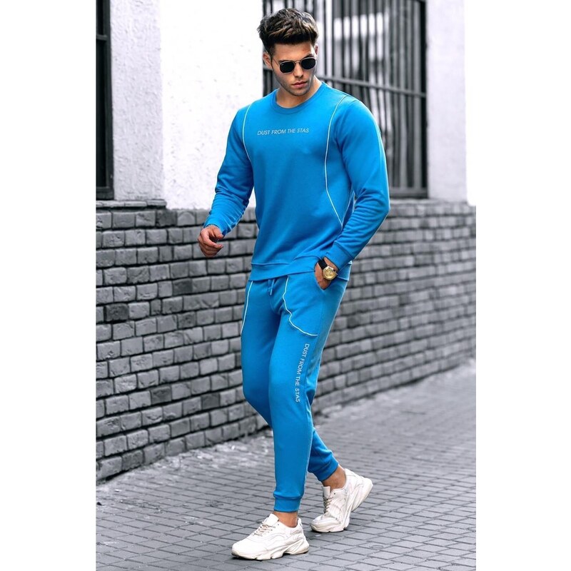 Madmext Men's Turquoise Tracksuit 4727