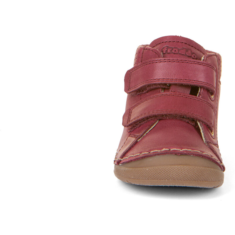 FRODDO dívčí kotníková obuv PAIX VELCRO Flexible G2130299-10 bordo