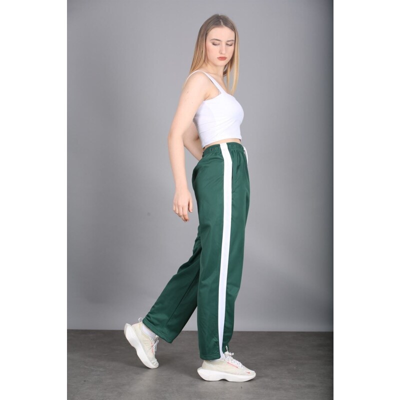 Madmext Mad Girls Green Loose Fit Tracksuit