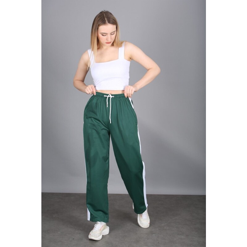 Madmext Mad Girls Green Loose Fit Tracksuit