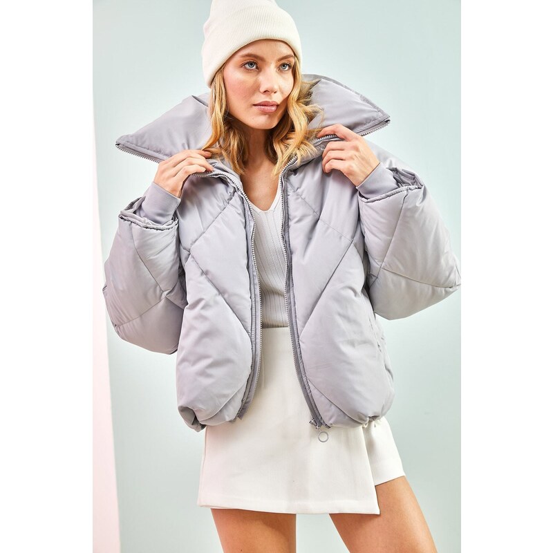 Bianco Lucci Women's Oversized Puffy Coat