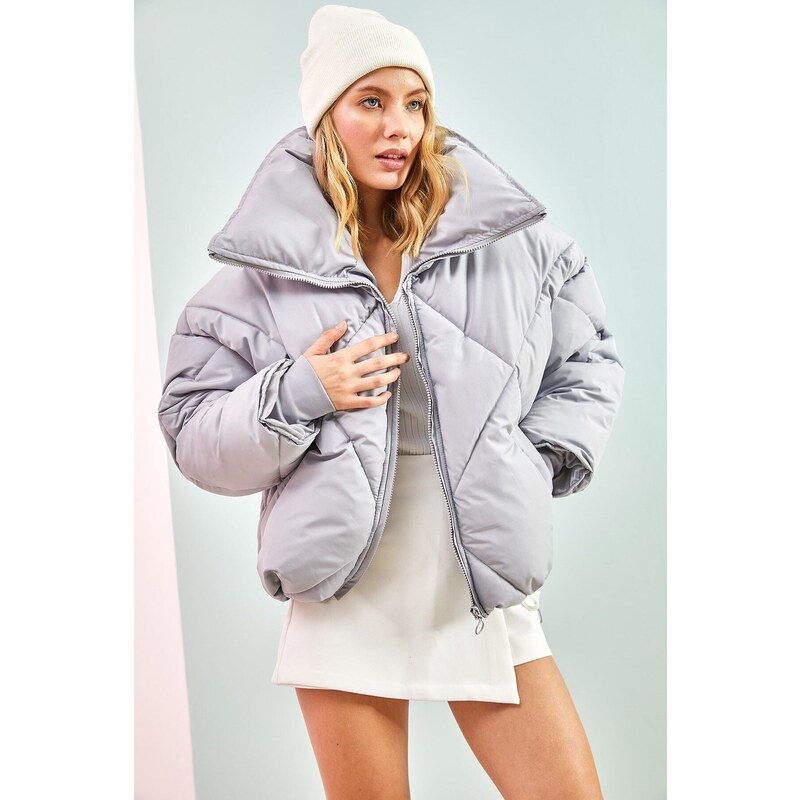 Bianco Lucci Women's Oversized Puffy Coat