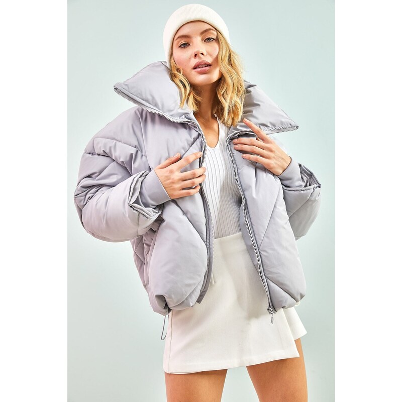 Bianco Lucci Women's Oversized Puffy Coat