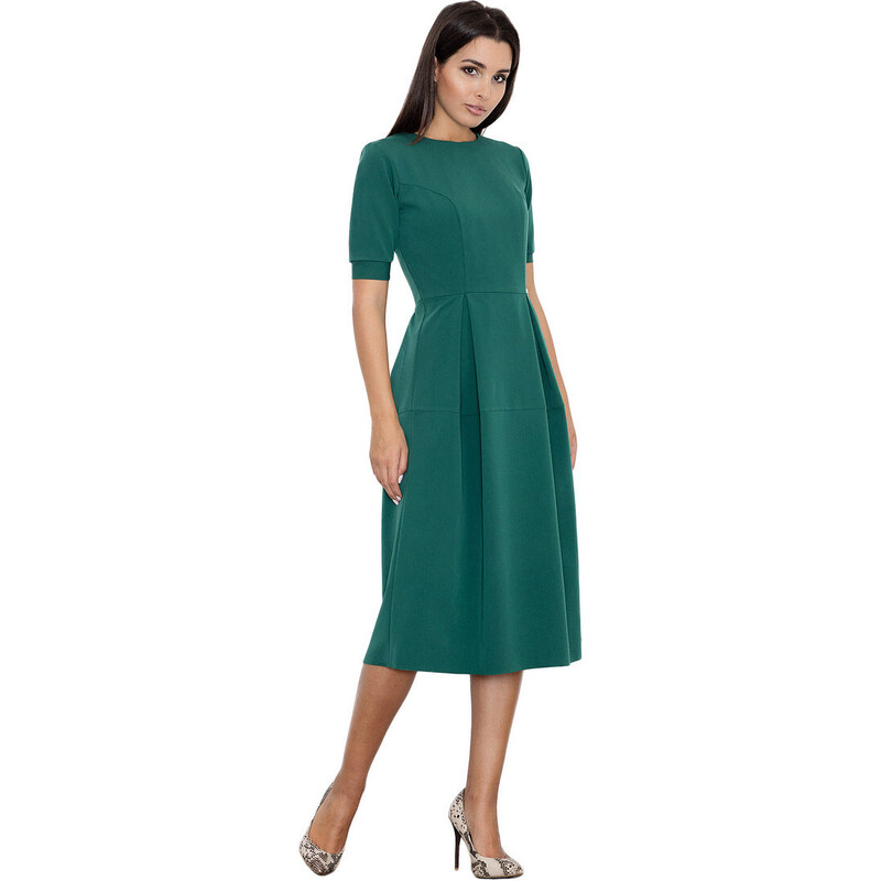 Dámské šaty M553 zelený/green - Figl