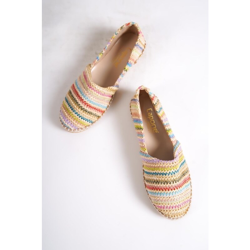 Capone Outfitters Women's Capone Open Multi Espadrilles