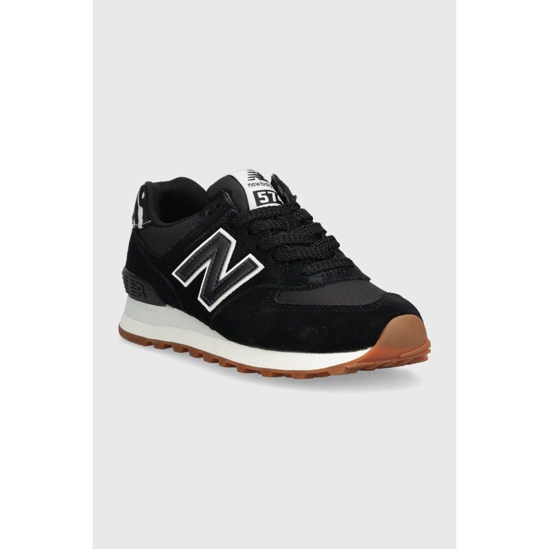 Sneakers boty New Balance WL574XB2 černá barva