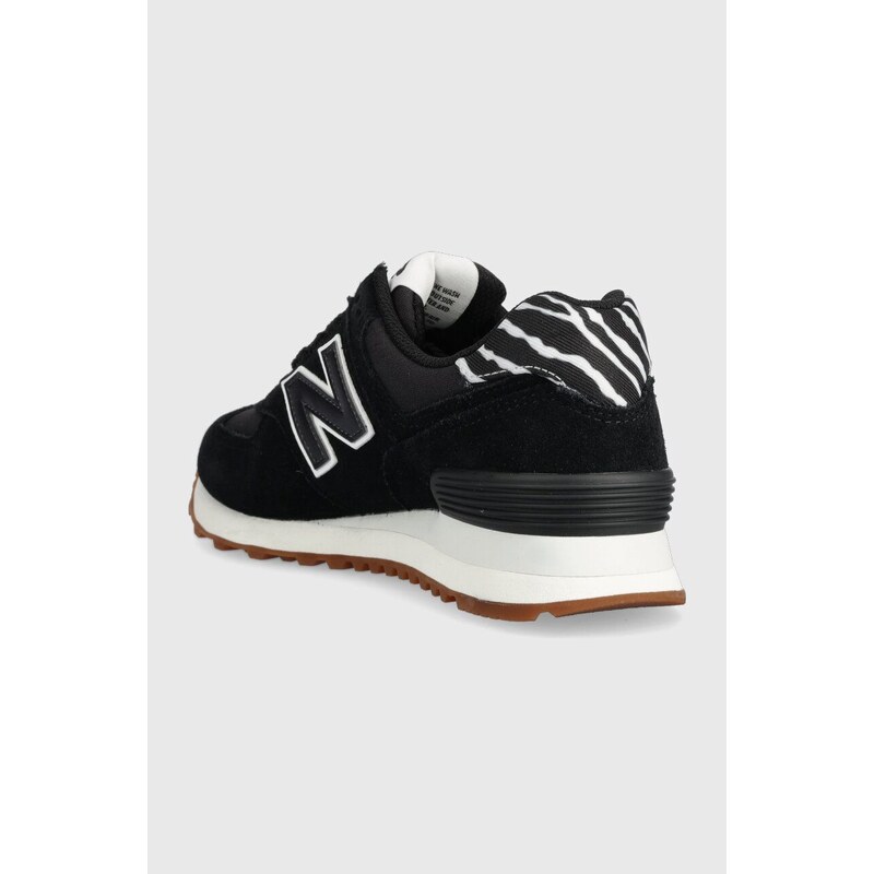 Sneakers boty New Balance WL574XB2 černá barva