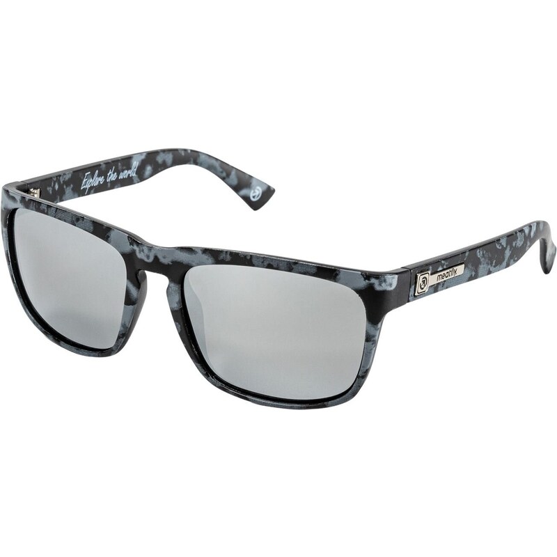 Meatfly sluneční brýle Ronnie Storm Camo Black | Černá
