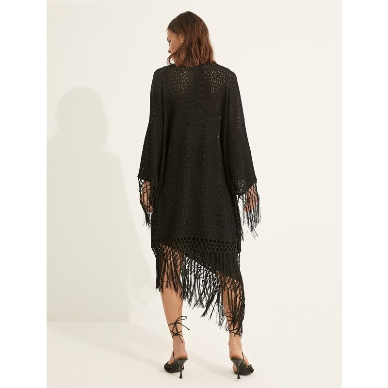 Koton Melis Ağazat X Cotton - Tassel Detail Kimono