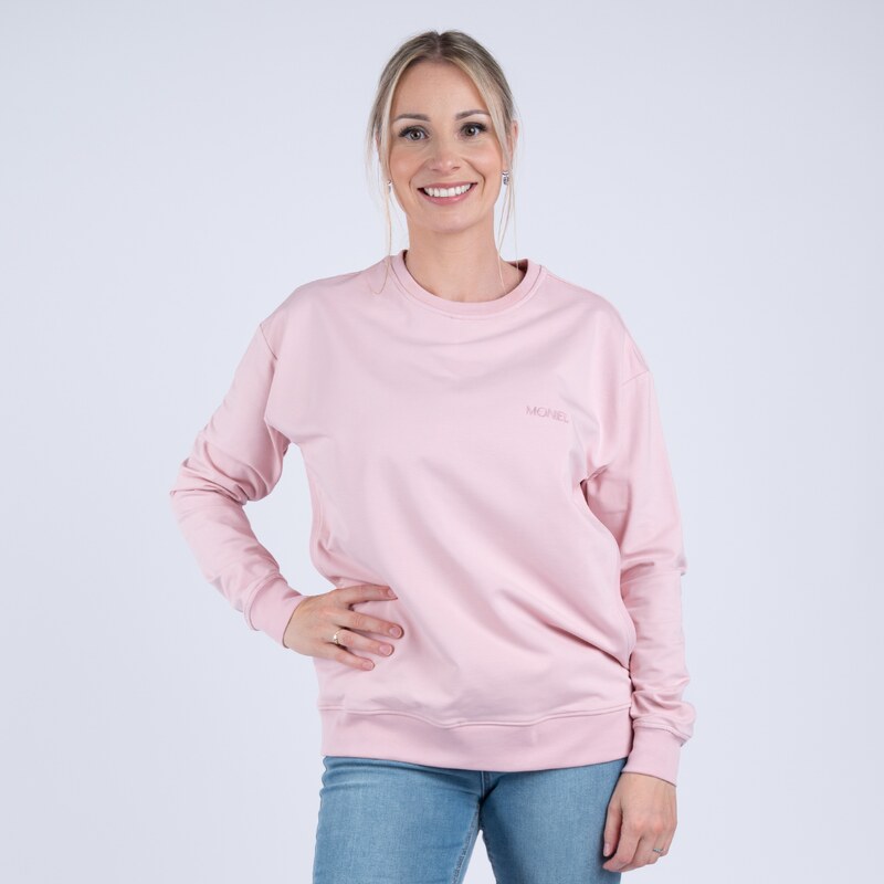 Moniel kojící mikina krátká Basic Powder Pink 82117313