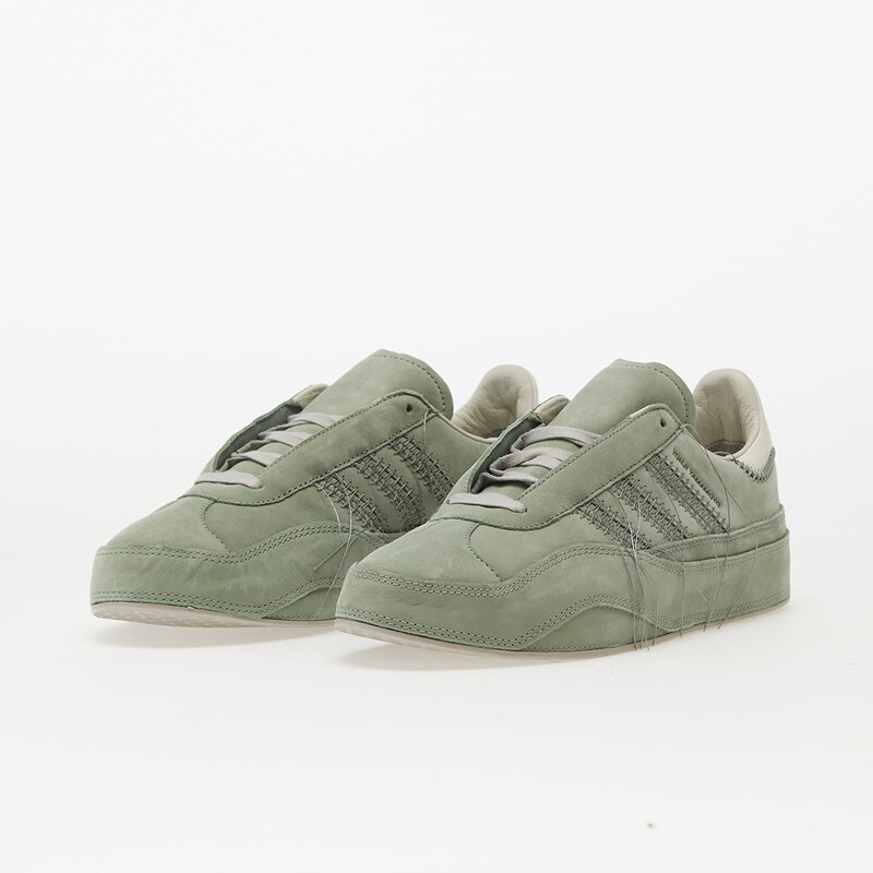 Y-3 Gazelle Silver Green/ Off White/ Light Brown