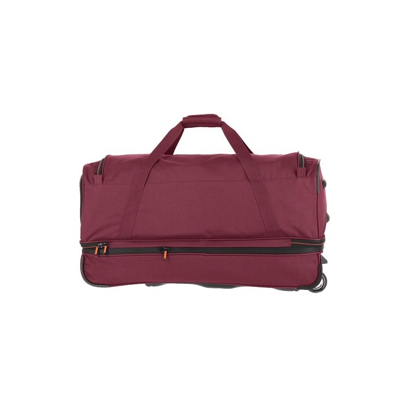 Travelite Basics Cestovní taška na kolečkách M 70 cm Červená Bordeaux Rozšiřitelná