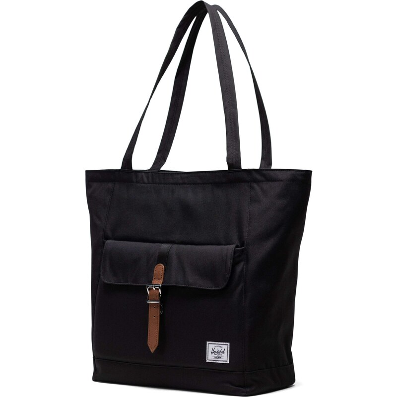 Herschel Nákupní taška Retreat kaštanově hnědá / černá /