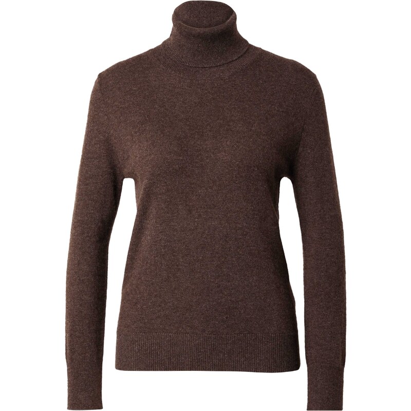 Pure Cashmere NYC Svetr Classic tmavě hnědá