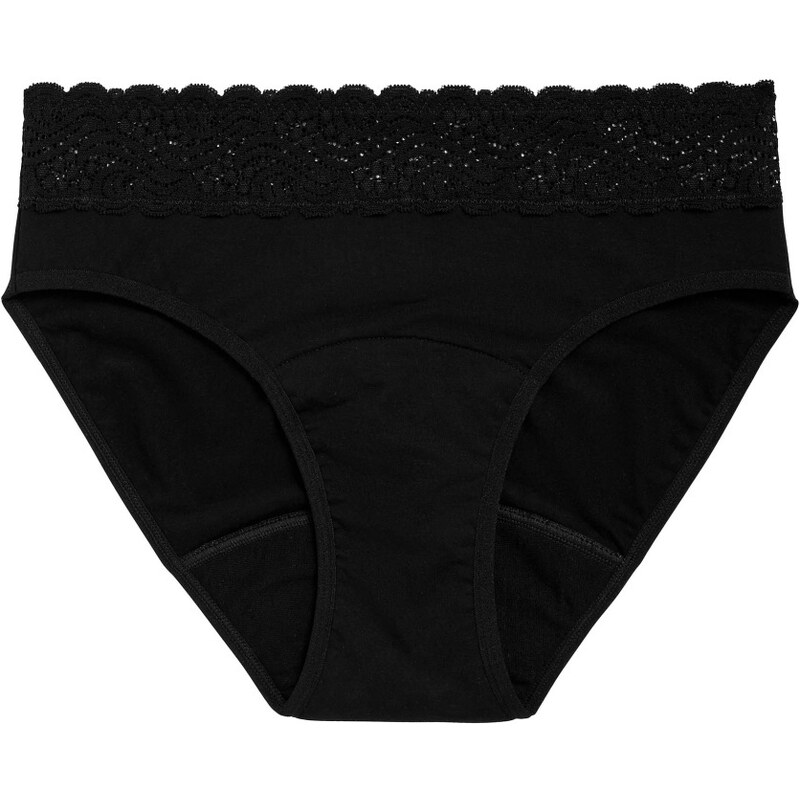 Menstruační kalhotky Modibodi Sensual Hi-Waist Bikini Light-Moderate (MODI4035)