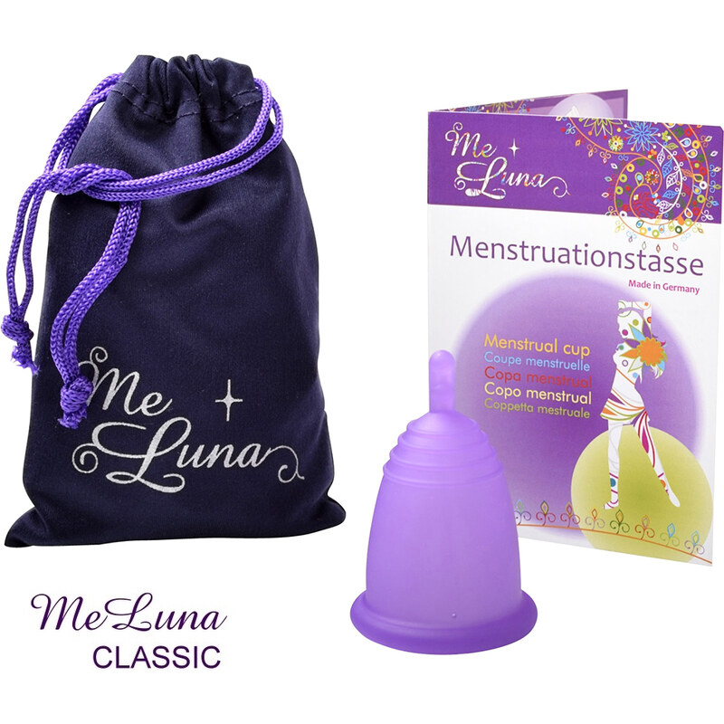 Menstruační kalíšek Me Luna Classic M se stopkou fialová (MELU040)