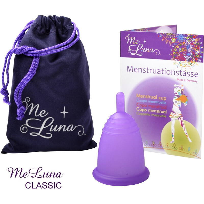Menstruační kalíšek Me Luna Classic L se stopkou fialová (MELU041)