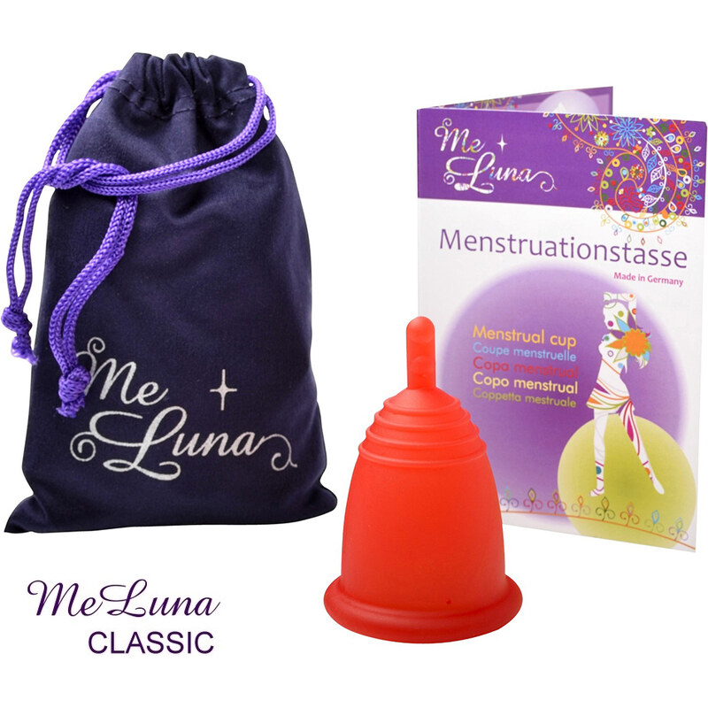 Menstruační kalíšek Me Luna Classic L se stopkou červená (MELU045)