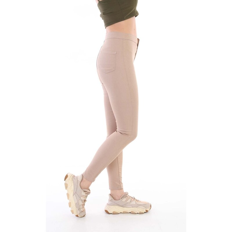 BİKELİFE Dámské béžové legíny 115740420