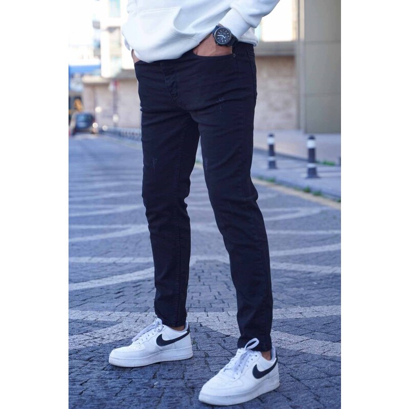 Madmext Black Skinny Fit Jeans T6315