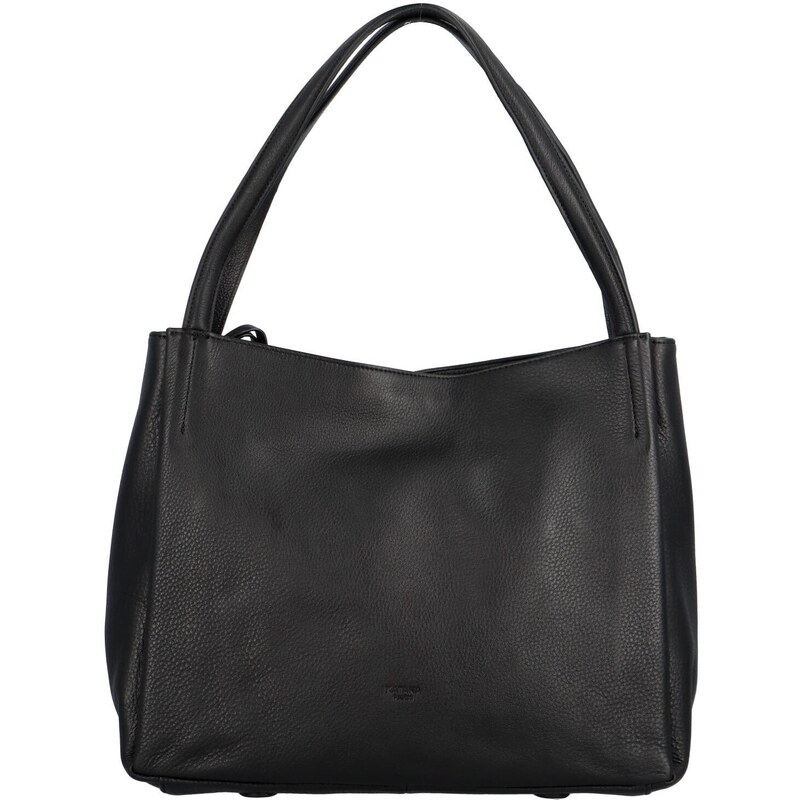 Luxusní dámská kožená kabelka Katana Anna, černá
