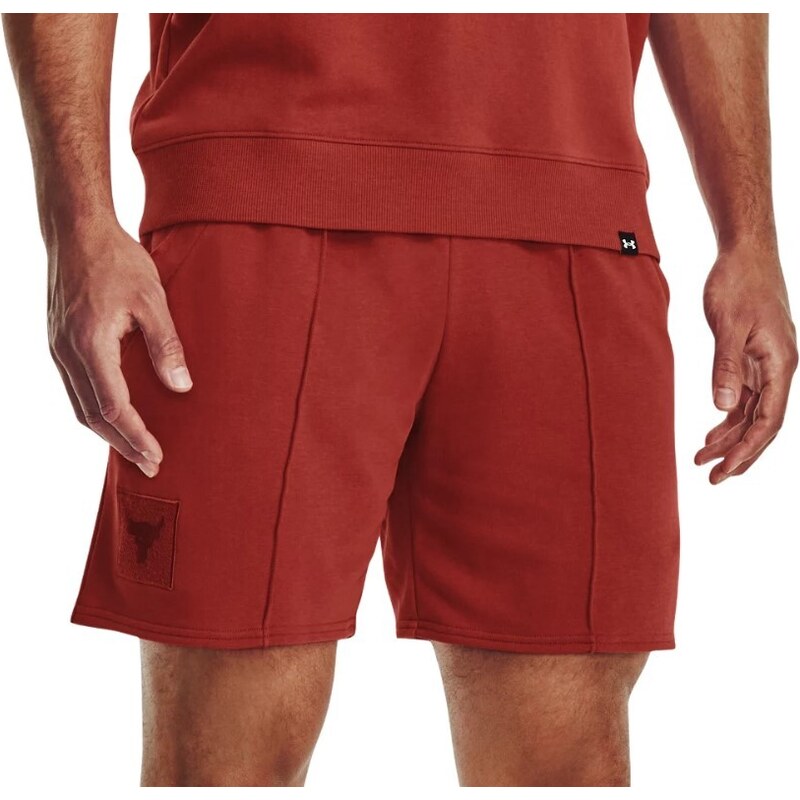 Šortky Under Armour Pjt Rock Terry Gym Short-RED 1380179-635