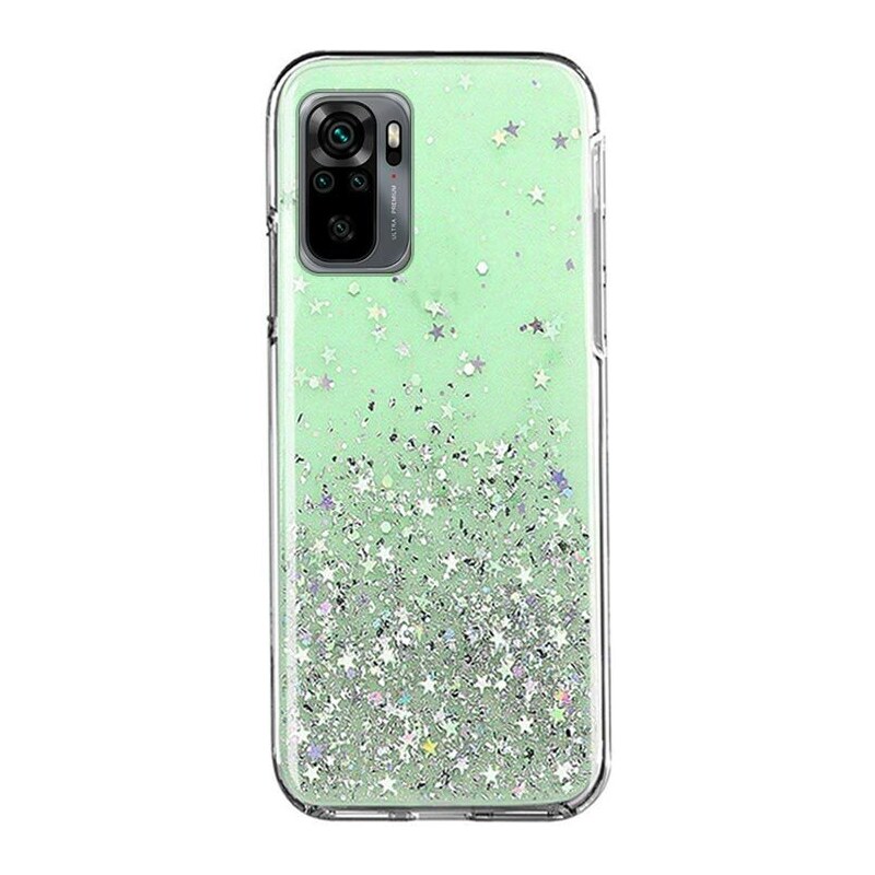 WOZINSKY Wozinsky Star Glitter silikonové pouzdro pro Xiaomi Mi 10T Lite zelená