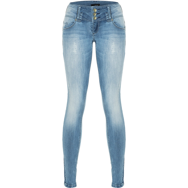 Tally Weijl Helle Jeans mit breiten Gürtelschlaufen