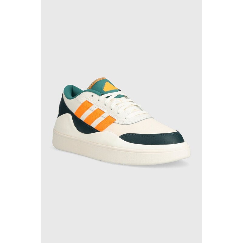 Kožené sneakers boty adidas OSADE bílá barva