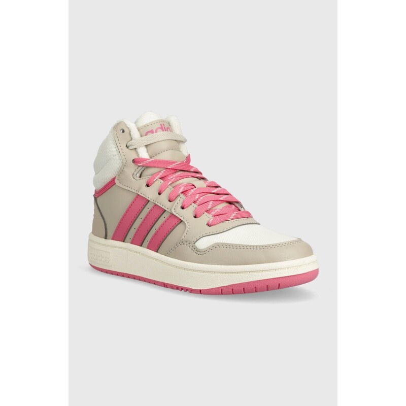 Sneakers boty adidas Originals HOOPS MID 3.0 K bílá barva