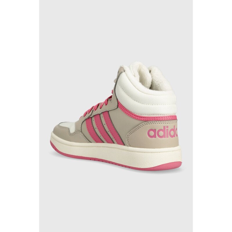 Sneakers boty adidas Originals HOOPS MID 3.0 K bílá barva