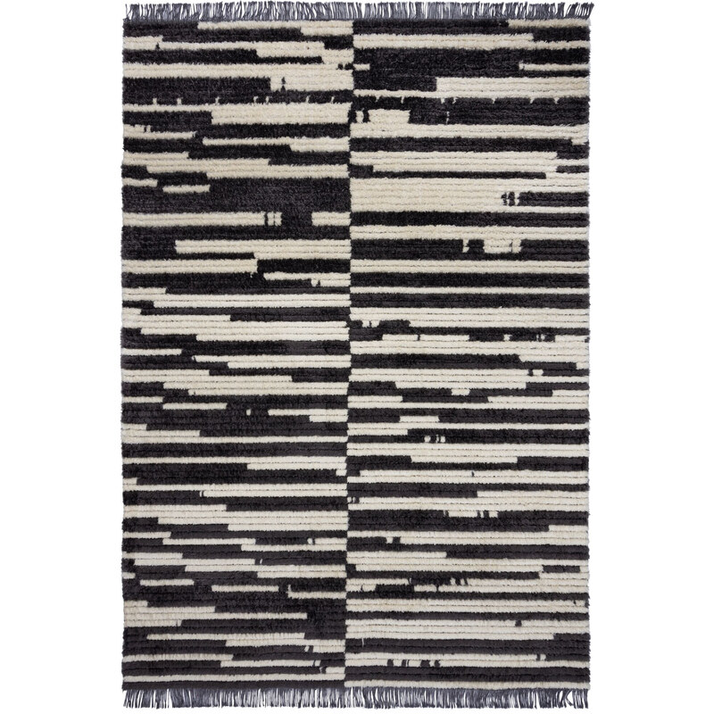 Flair Rugs koberce Kusový koberec Domino Lina Berber Monochrome - 120x170 cm