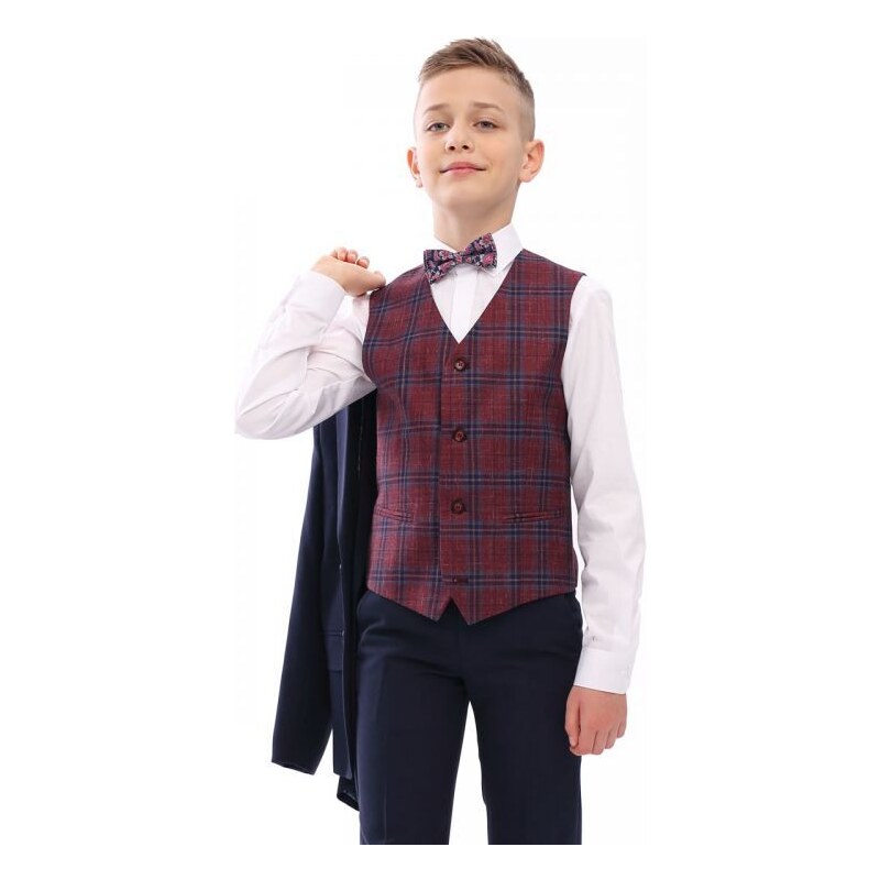 Chlapecká vesta červená Felix B