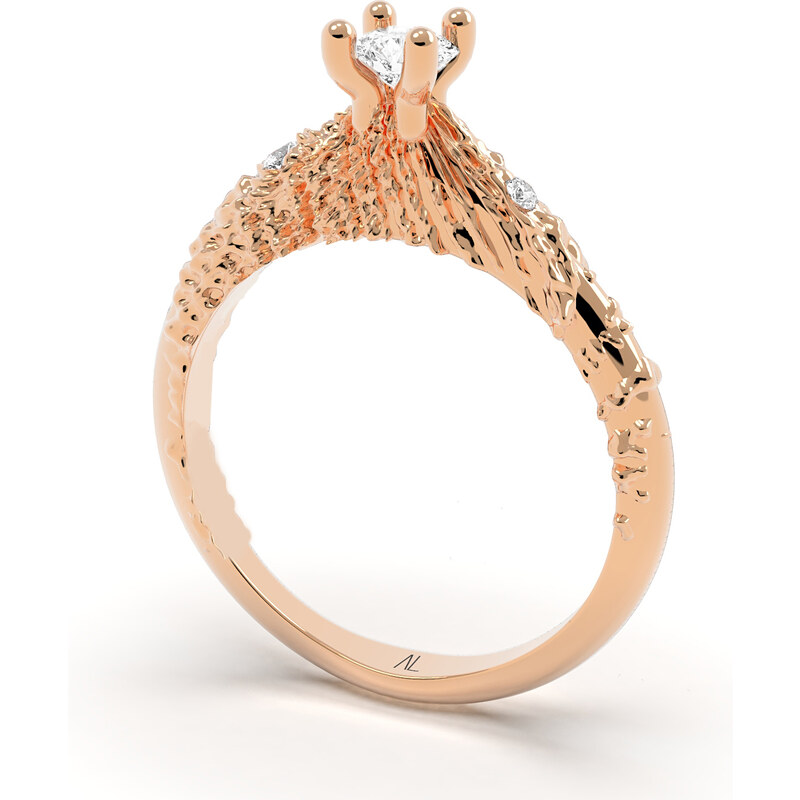 Zlatý zásnubní prsten Passion od Antonie Lecher