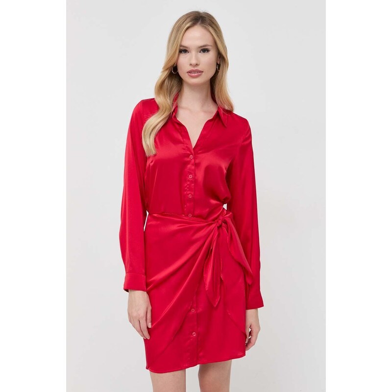 Šaty Guess AYLA červená barva, mini, W2BK83 WF1T2